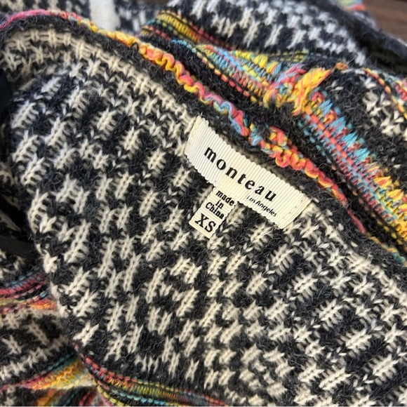 Monteau Hooded Cardigan Sweater XS - Picture 6 of 13